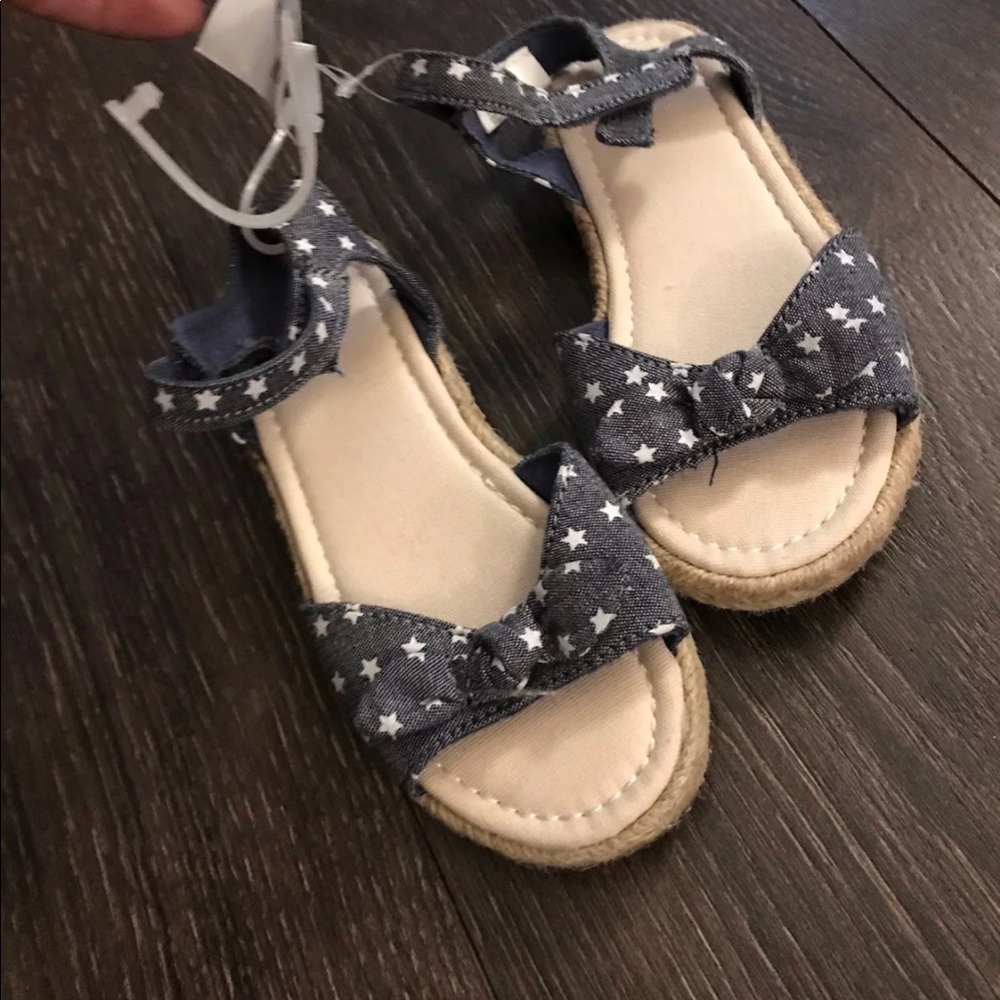 Girls Gap Denim Sandals Size 9